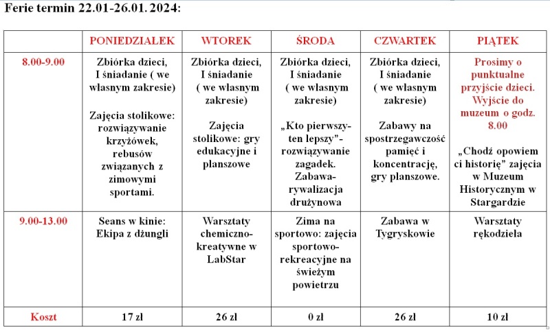 ferie zimowe str2 pop 2024